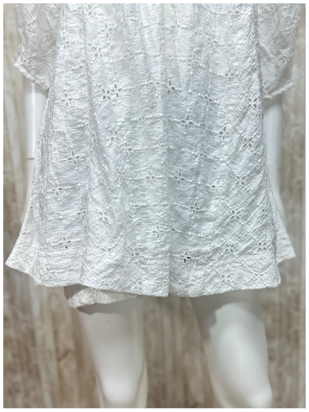 Free People Bop Around White Eyelet Romper NWT ~ Size XS ~ Item #6064 - Picture 9 of 11
